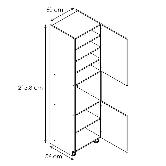 Szafka kuchenna Goya D 60 PK/2133 P/L