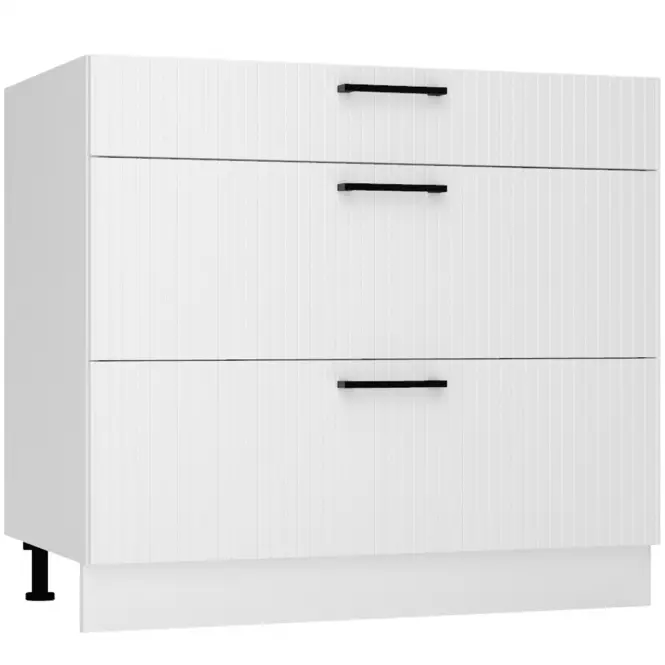Szafka kuchenna Kate d90pc s/3 biały groszek