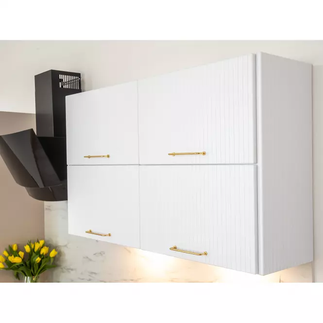 Szafka kuchenna Kate d60pc s/2 zasl biały groszek