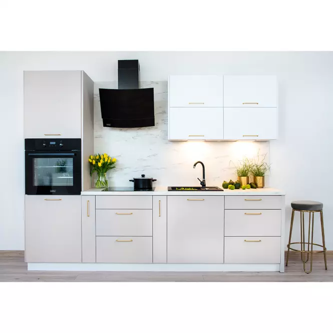 Szafka kuchenna Kate d60pk mv 2133 pl biały groszek