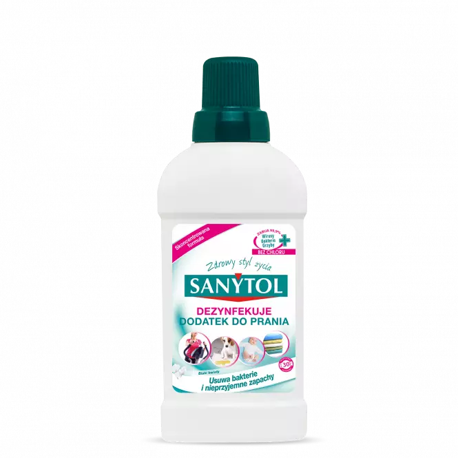 SANYTOL dodatek do prania o zapachu białych kwiatów 500 ml