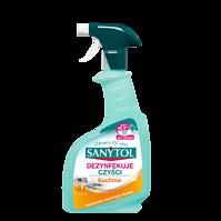 SANYTOL Spray do kuchni o zapachu cytrusów – czyści, odtłuszcza i dezynfekuje 500 ml