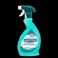 SANYTOL Spray uniwersalny do czyszczenia i dezynfekcji o zapachu eukaliptusa 500 ml