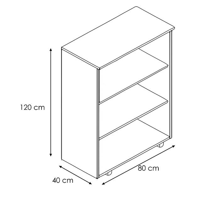 Regał Idea 80x40x1201