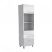 Szafka kuchenna Lucjan 60KPM 1F2S 2100 LUX biały