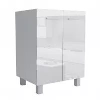 Szafka kuchenna Lucjan 60D 2F LUX biały