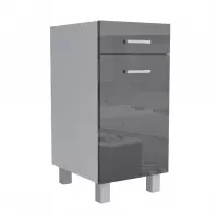 Szafka kuchenna Lucjan D1F1S 30 LUX czarny