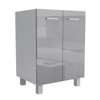Szafka kuchenna Lucjan 60D 2F LUX szary