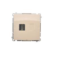BMGHDMI.01/12 GNIAZDO HDMI POJEDYNCZE BEŻ