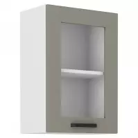 Szafka kuchenna Luna claygrey/biały 40GS-72 1F