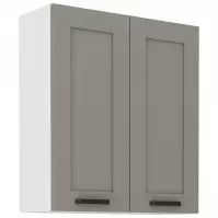 Szafka kuchenna Luna claygrey/biały 80G-90 2F