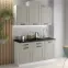Szafka kuchenna Luna claygrey/biały 40GS-90 1F,4