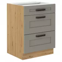 Szafka kuchenna Luna claygrey/artisan 60D 3S BB