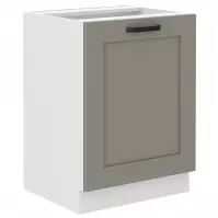 Szafka kuchenna Luna claygrey/biały 60D 1F BB