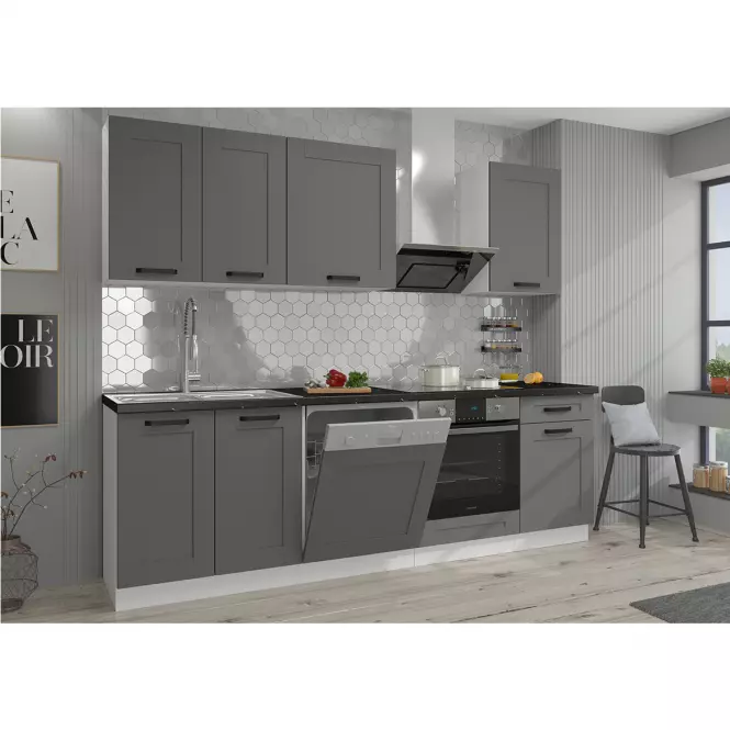 Szafka kuchenna Luna dustgrey/biały 15D Cargo BB,5