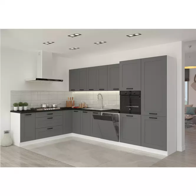 Szafka kuchenna Luna dustgrey/biały 15D Cargo BB,7