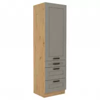 Szafka kuchenna Luna claygrey/artisan 60DKS-210 3S 1F