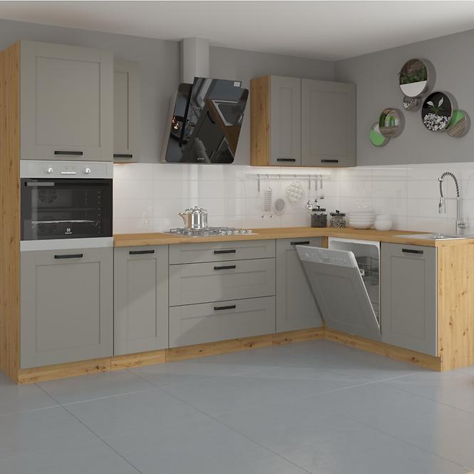 Szafka kuchenna Luna claygrey/artisan 60DKS-210 3S 1F