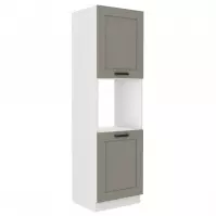 Szafka kuchenna Luna claygrey/biały 60DP-210 2F