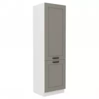 Szafka kuchenna Luna claygrey/biały 60DK-210 2F