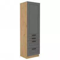 Szafka kuchenna Luna dustgrey/artisan 60DKS-210 3S 1F