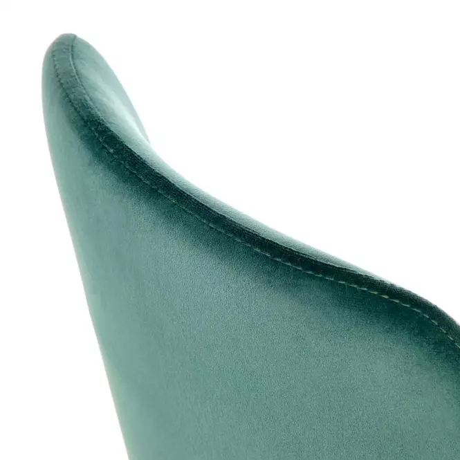 Krzesło K460 Velvet/Chrom C. Zielony