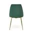 Krzesło K460 Velvet/Chrom C. Zielony,5