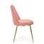 Krzesło K460 Velvet/Chrom Różowy,4