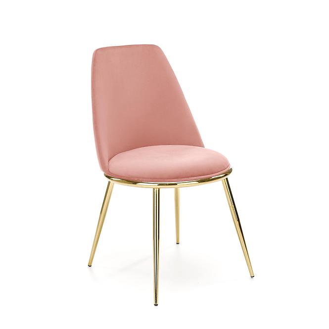 Krzesło K460 Velvet/Chrom Różowy
