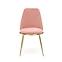 Krzesło K460 Velvet/Chrom Różowy,7