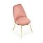 Krzesło K460 Velvet/Chrom Różowy,8