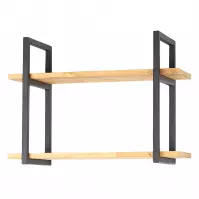Półka Loft 07-01 59,5/43/24,3 cm czarny