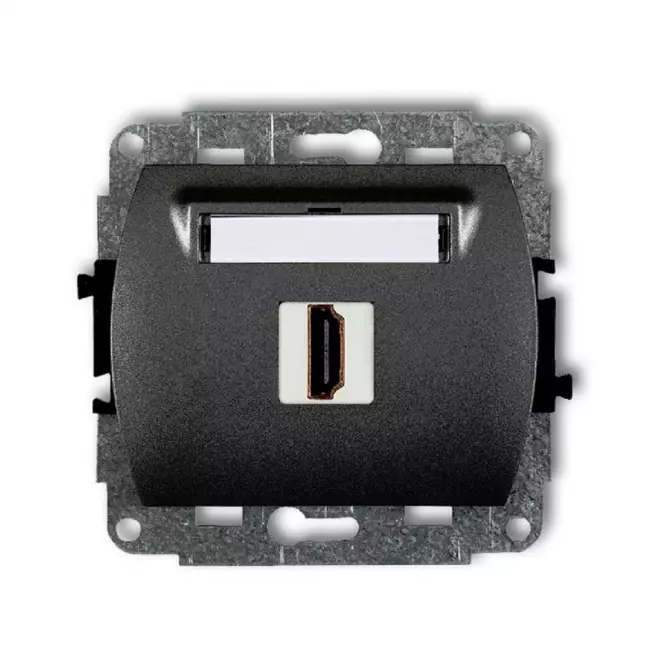 DHDMI-1 Gniazdo hdmi grafit