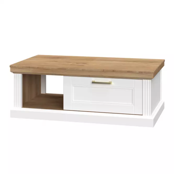 Ława Tara KLS white/pacific walnut