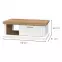Ława Tara KLS white/pacific walnut,2