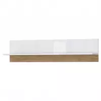 Półka Brio VP lakierowane pacific walnut/crystal white
