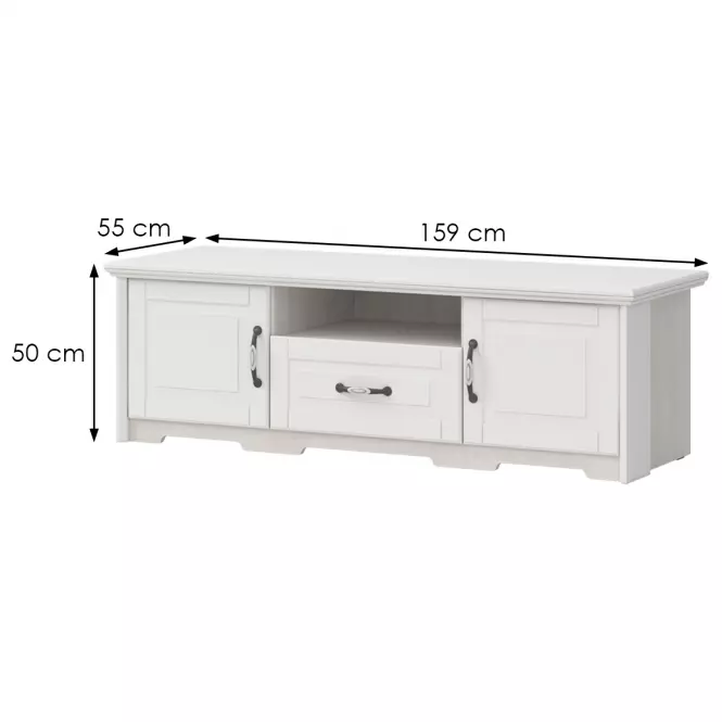 Szafka RTV Evergreen EG-TV polar pine/ivory