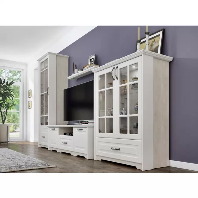 Szafka RTV Evergreen EG-TV polar pine/ivory