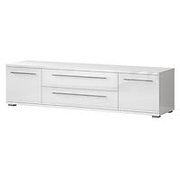 Szafka RTV Piano TV180-2K2FV/PN-70/KA/70 lakierowane crystal white