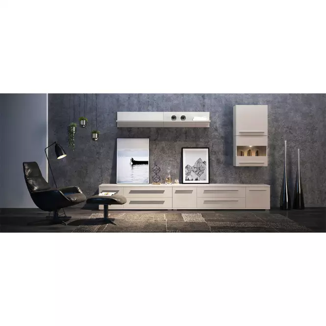 Szafka RTV Piano TV165-2K2F/PN-71/KA/71 lakierowane beige,10