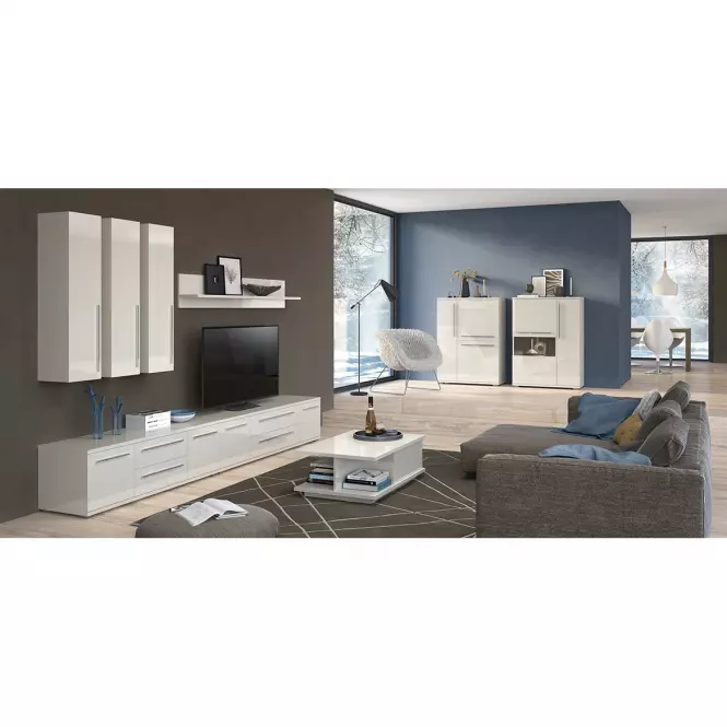 Szafka RTV Piano TV165-2K2F/PN-71/KA/71 lakierowane beige,9