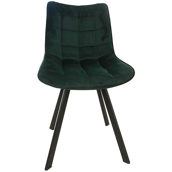 Krzesło W132 zielone nogi czarne