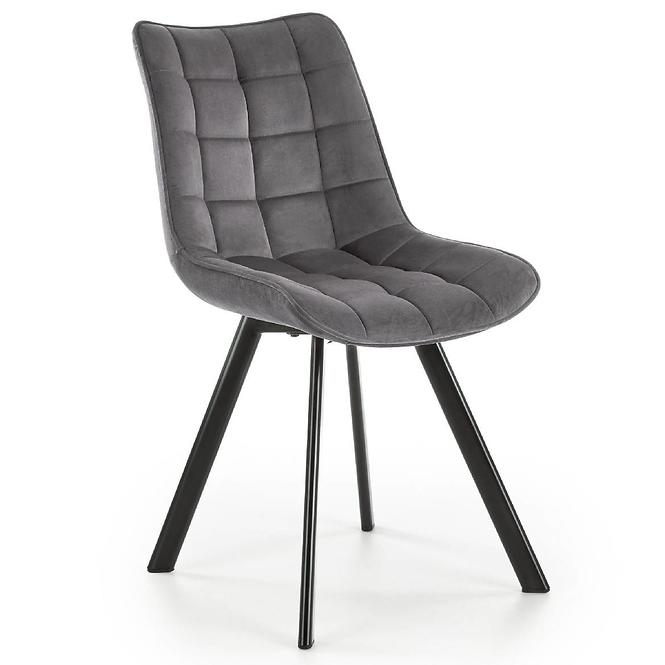 Krzesło W132 szare nogi czarne