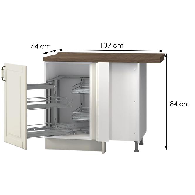 Szafka kuchenna Evergreen R-UG-1KMCL/4 ivorymat