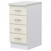 Szafka kuchenna Evergreen R-40-4F/4 4S ivory mat Szafka kuchenna Evergreen R-40-4F/4 4S ivory mat