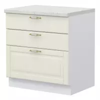 Szafka kuchenna Evergreen R-80-3F/4 3S standard ivorymat Szafka kuchenna Evergreen R-80-3F/4 3S standard ivorymat