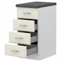 Szafka kuchenna Evergreen R-40-4MBOX/4 4S ivorymat Szafka kuchenna Evergreen R-40-4MBOX/4 4S ivorymat