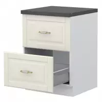Szafka kuchenna Evergreen R-60-2MBOX/4 2S ivorymat Szafka kuchenna Evergreen R-60-2MBOX/4 2S ivorymat