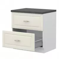 Szafka kuchenna Evergreen R-80-2MBOX/4 2S ivorymat Szafka kuchenna Evergreen R-80-2MBOX/4 2S ivorymat