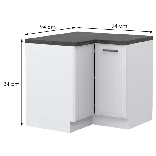 Szafka kuchenna Evia r-ug-2k/4 pearl grey mat
